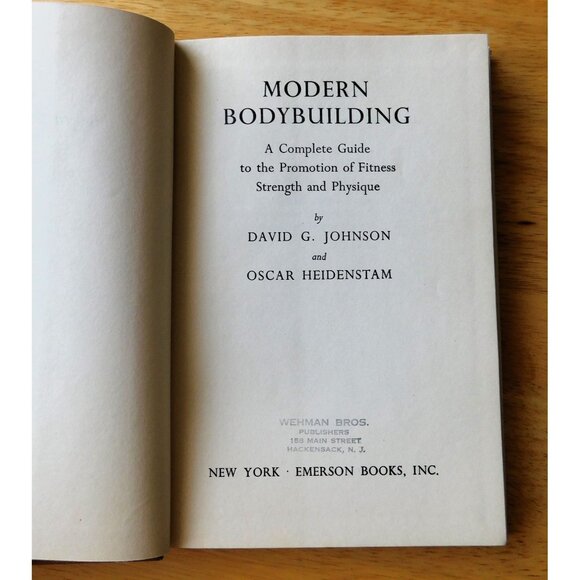 Modern Body-Building By D.G. Johnson & O. Heidenstam 1958 Fitness Guide HBDJ - Picture 6 of 6